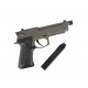 Страйкбольный пистолет (Cyma) CM132S-TN M92F AEP электр. Li-Po (TAN)